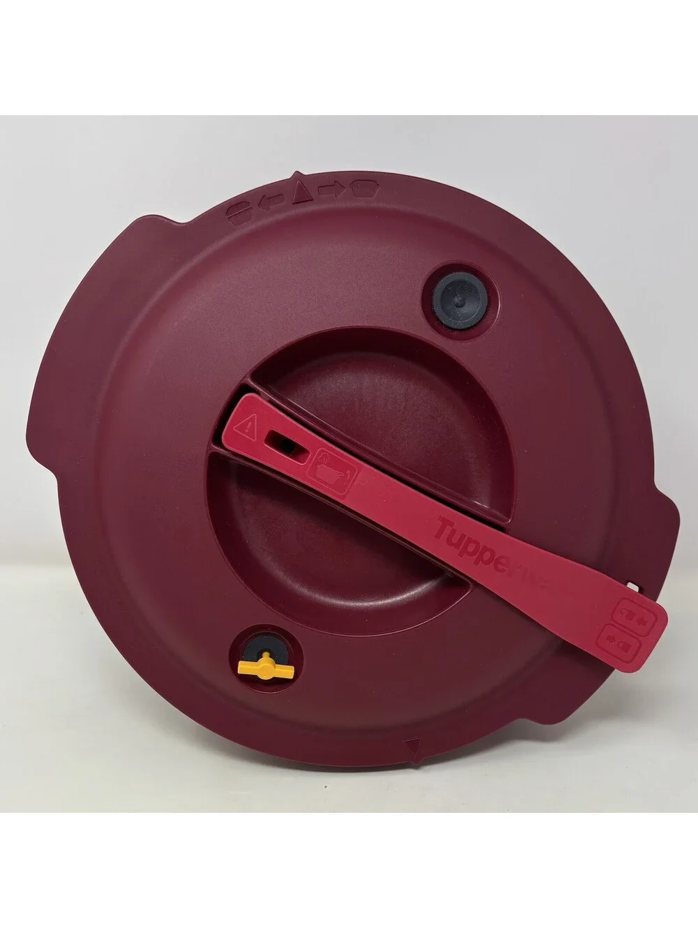 Tupperware Microwave Pressure Cooker 3L / 3QT Cranberry Red 7643A-1 BPA Free EUC